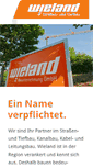 Mobile Screenshot of baumitwieland.de